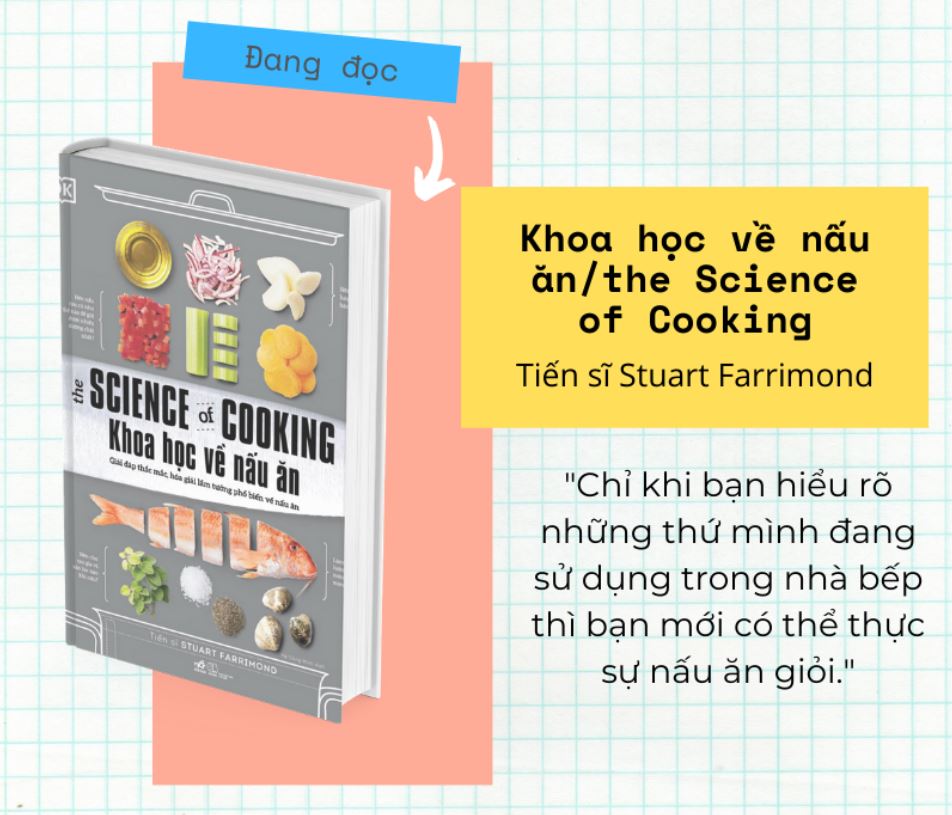 Du Bút review sách Khoa Học Về Nấu Ăn - The Science Of Cooking - Stuart Farrimond