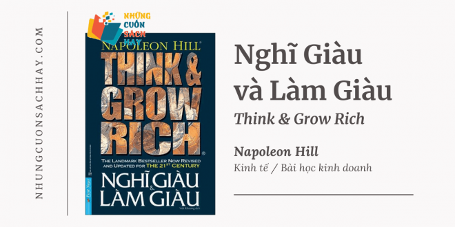 Trích dẫn sách Nghĩ Giàu Và Làm Giàu - Think And Grow Rich - Napoleon Hill