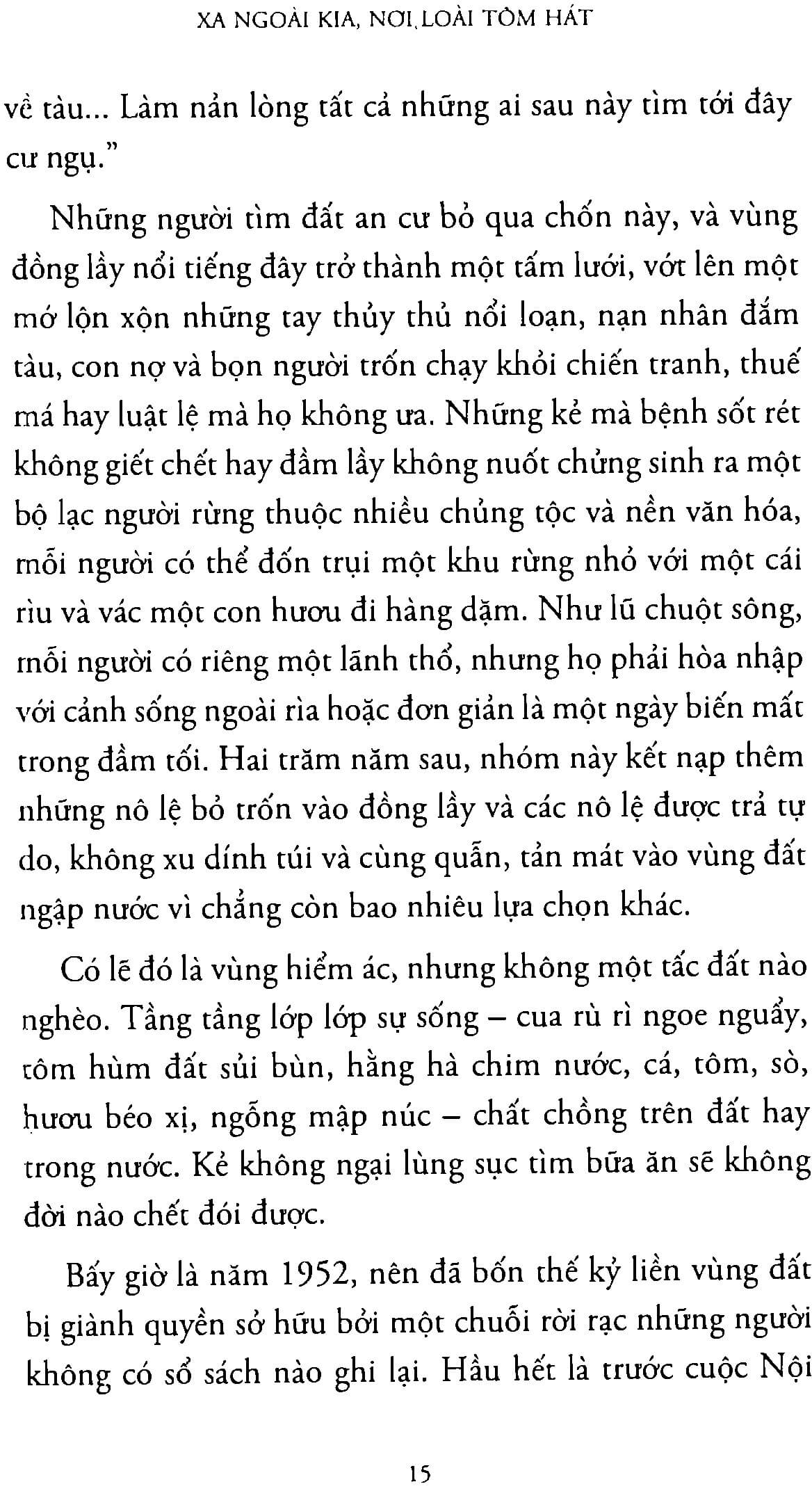 Đồng lầy - Xa Ngoài Kia Nơi Loài Tôm Hát - Delia Owens 7