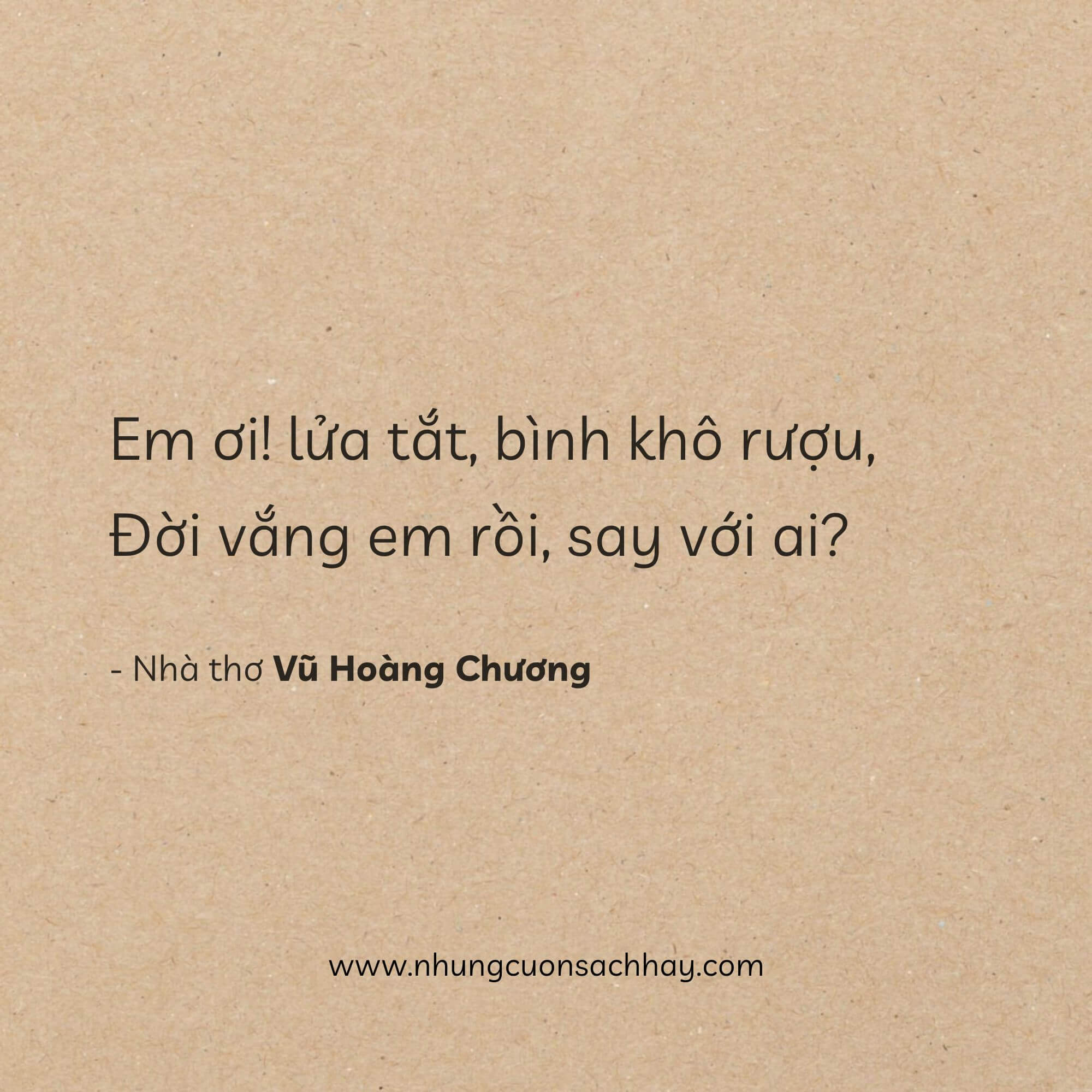Đời Vắng Em Rồi Say Với Ai - Vũ Hoàng Chương
