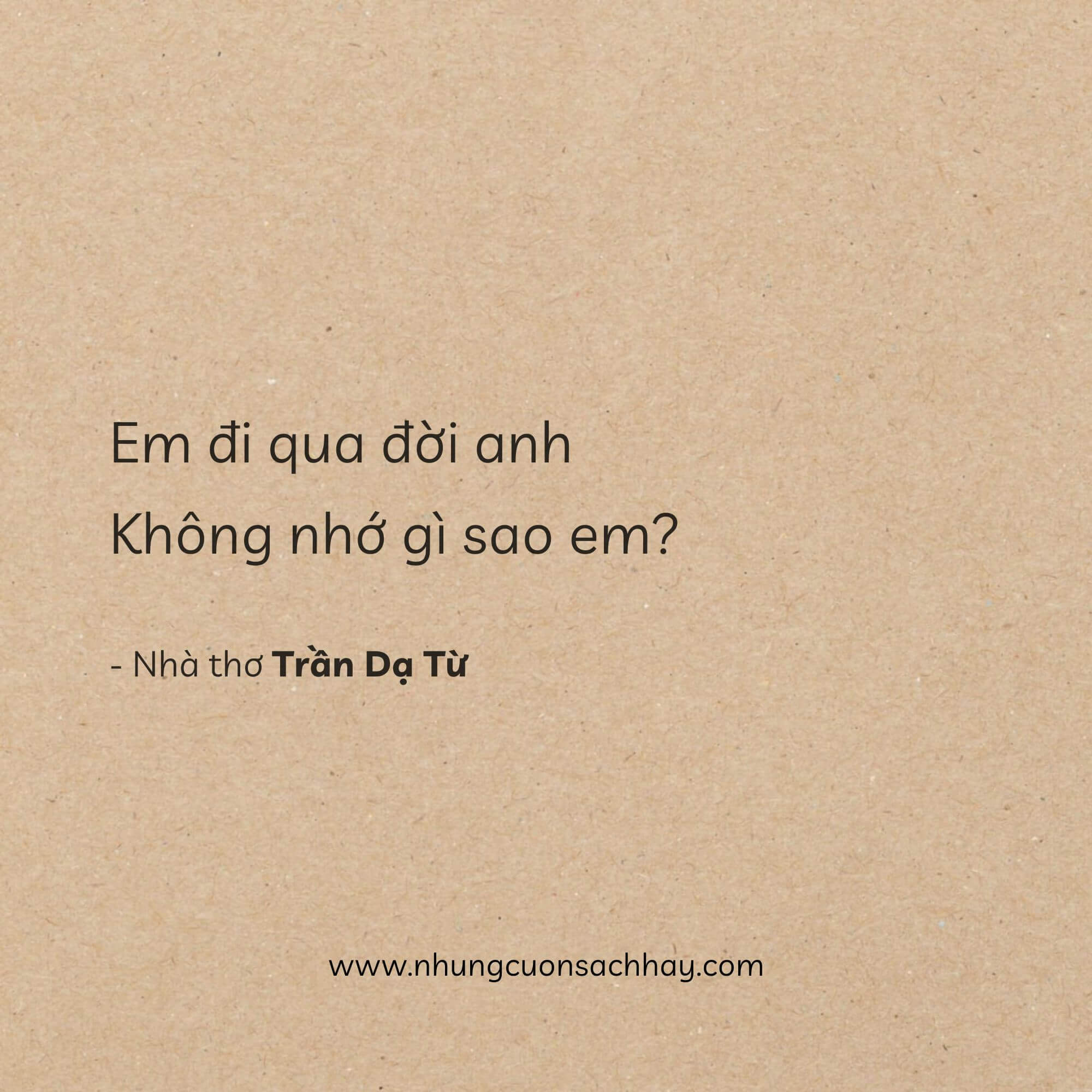 Thơ Cũ Của Nàng - Trần Dạ Từ