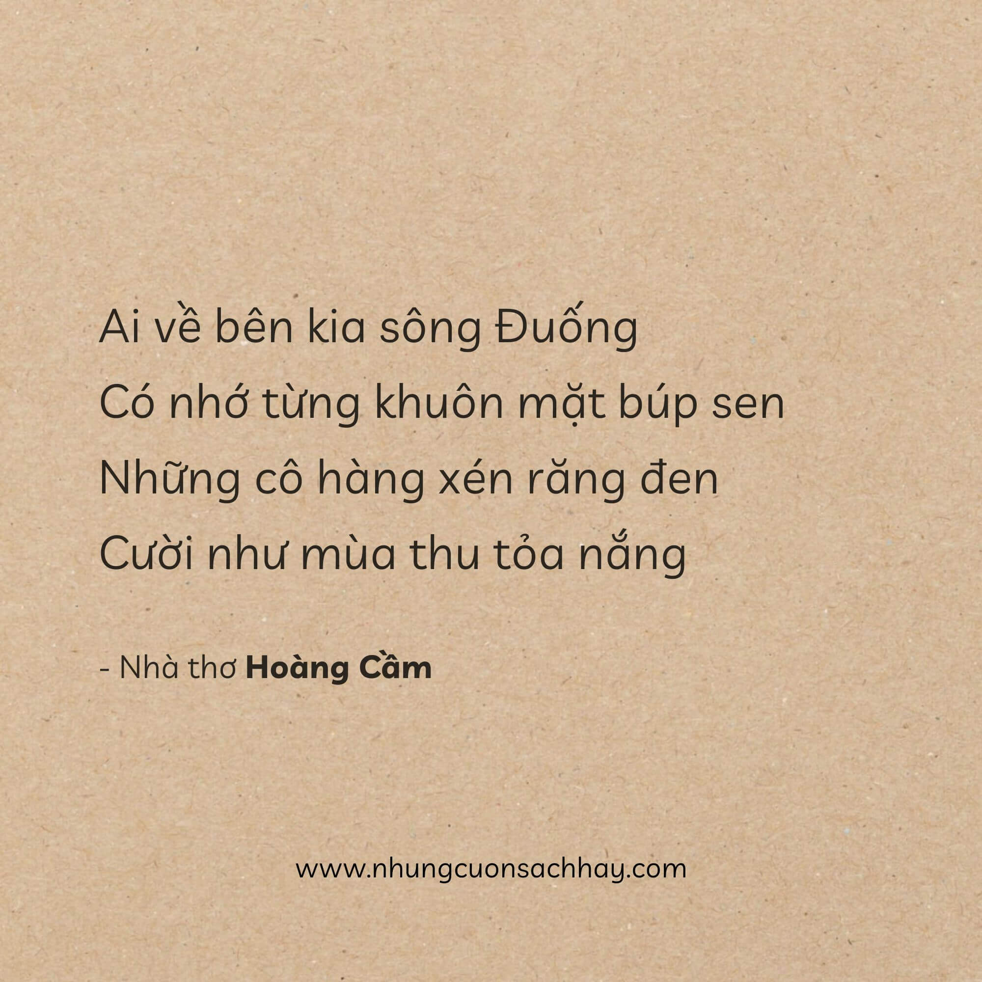 Bên Kia Sông Đuống - Hoàng Cầm