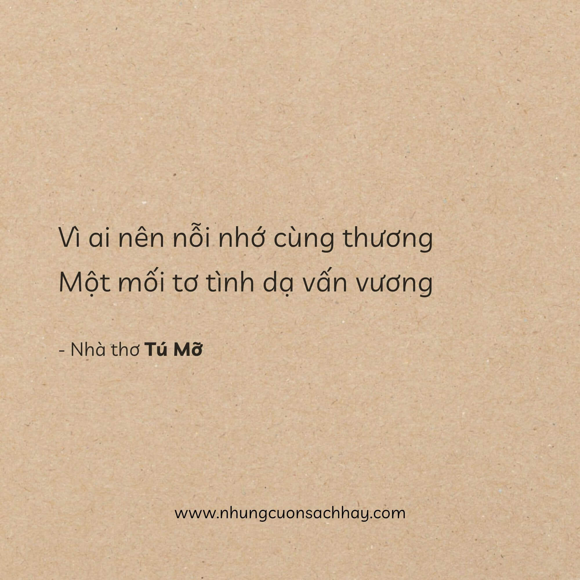 Tương Tư - Tú Mỡ