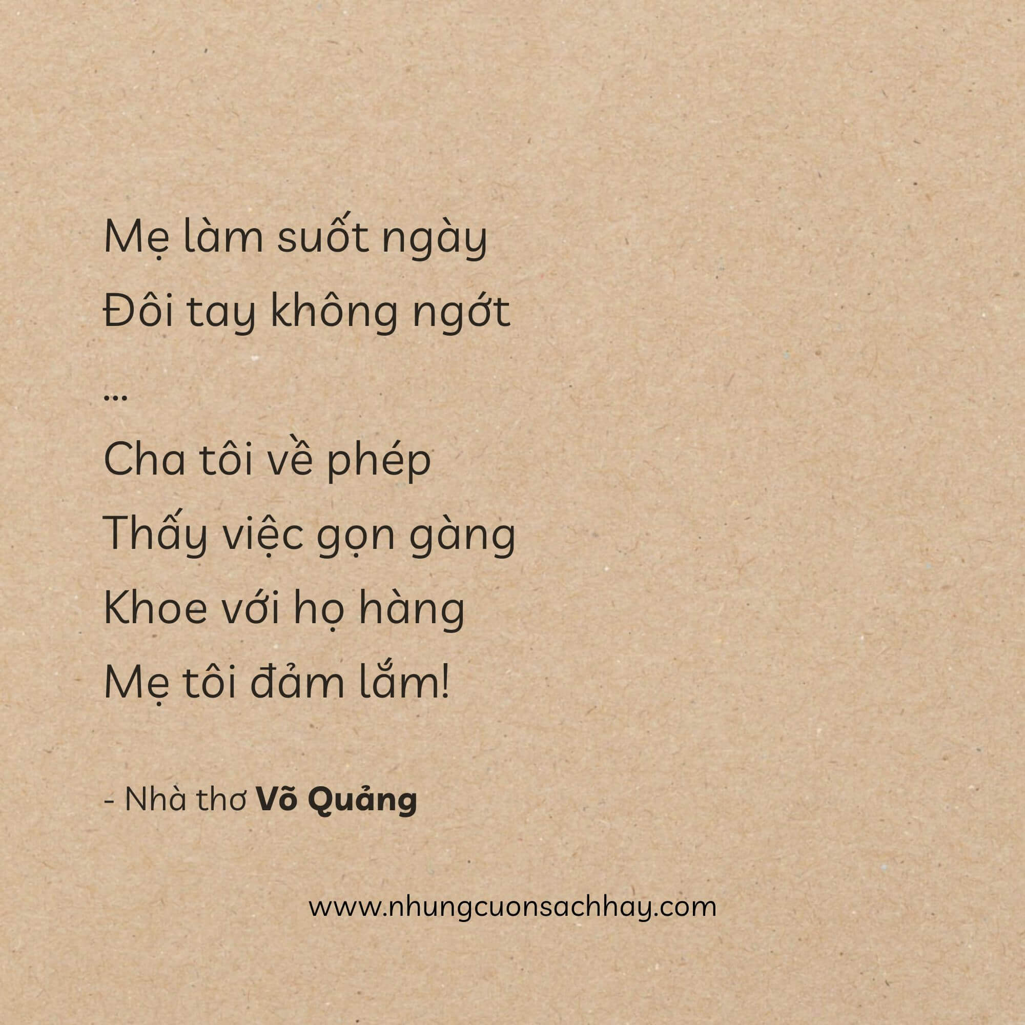 Đôi Tay Mẹ - Võ Quảng