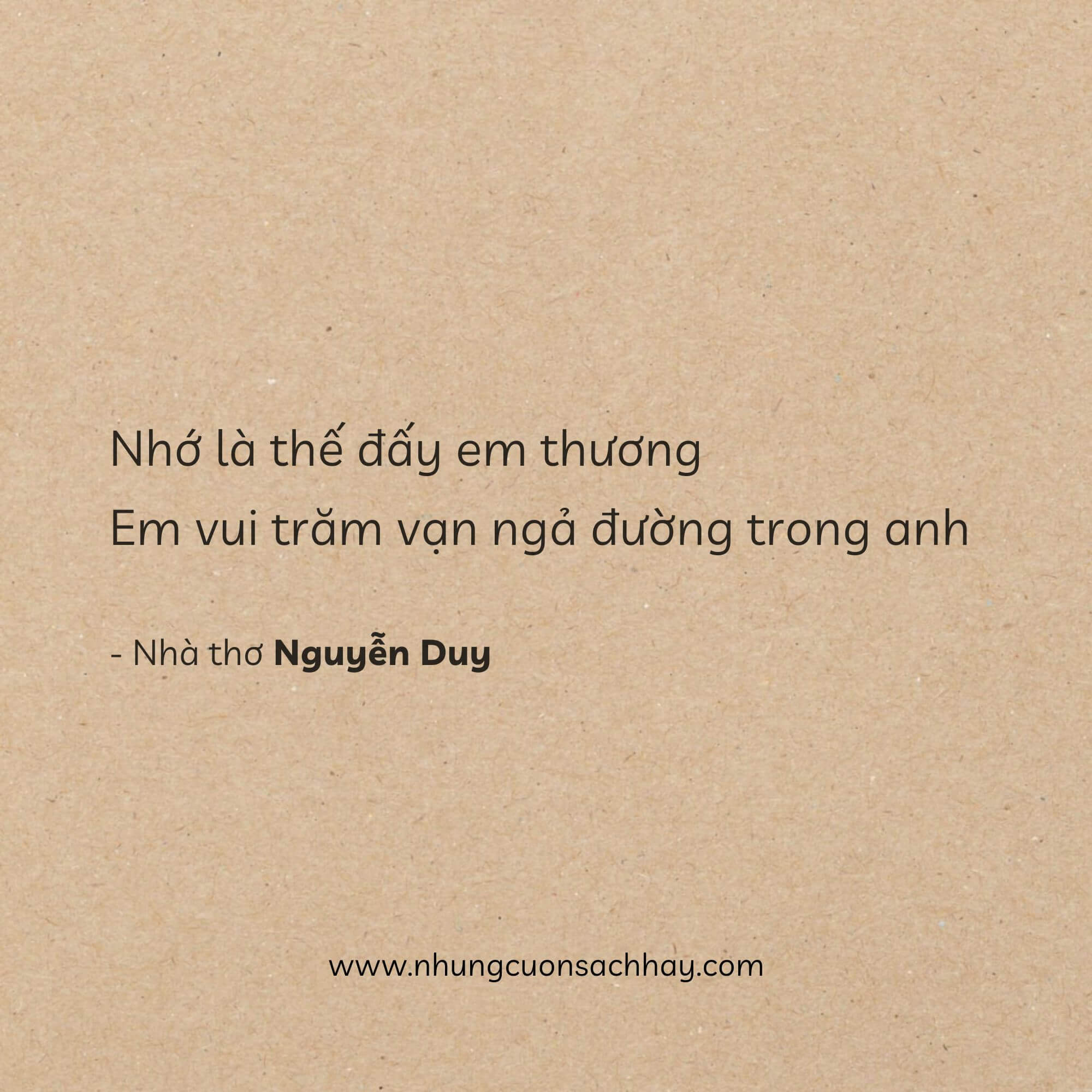 Nhớ - Nguyễn Duy