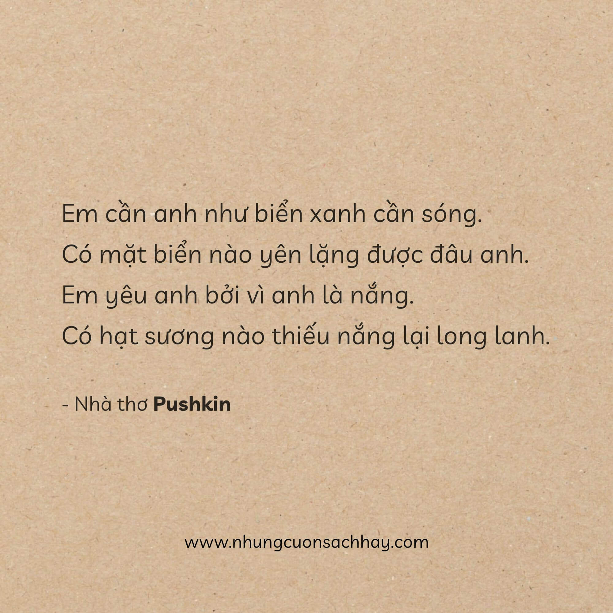 Sương Và Nắng - Pushkin