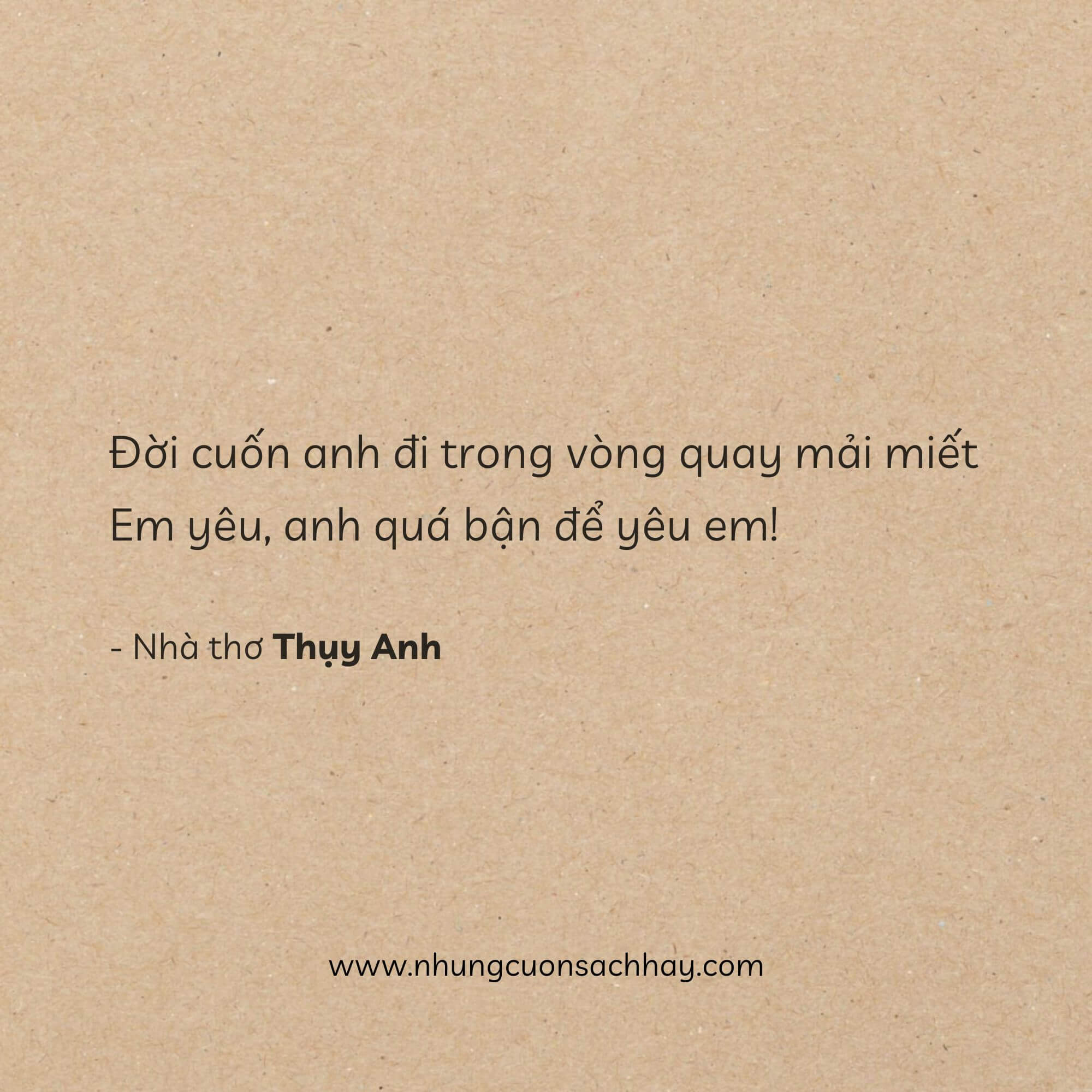 Anh Quá Bận Để Yêu Em - Thụy Anh