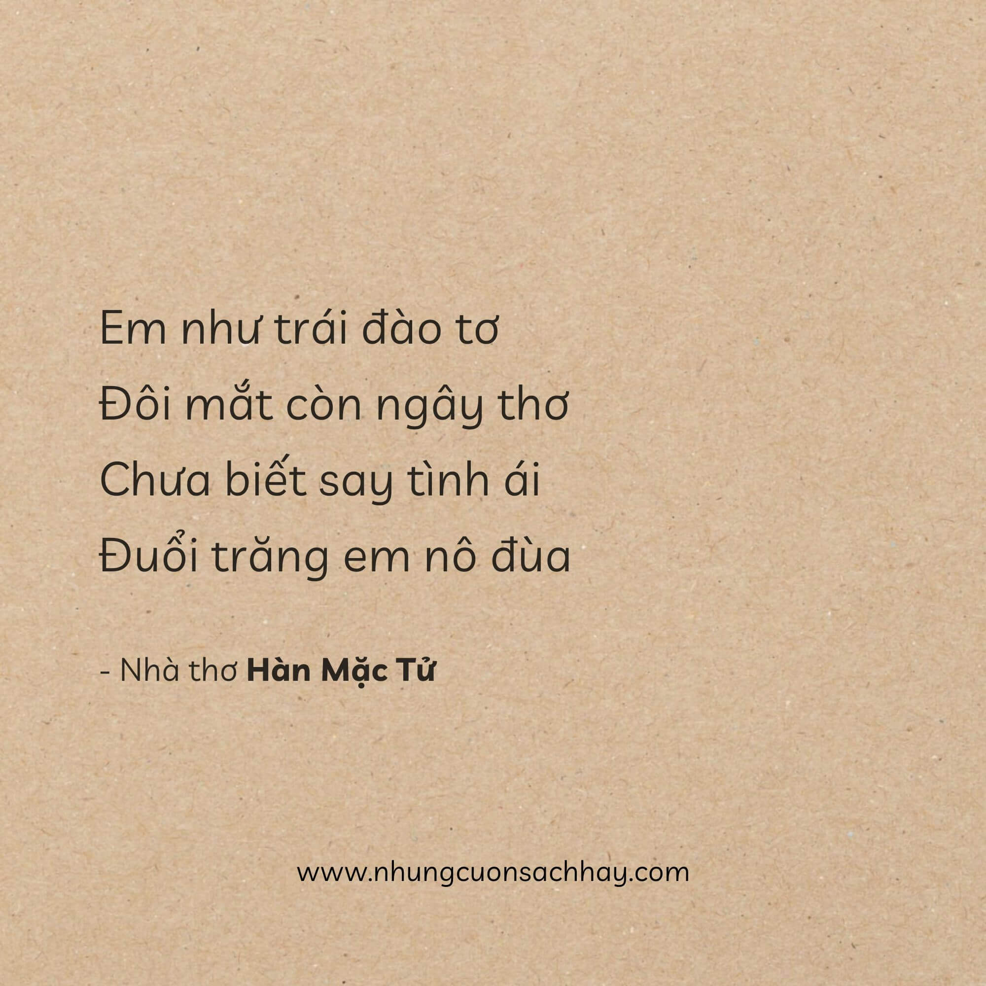 Chưa Biết Yêu - Hàn Mặc Tử