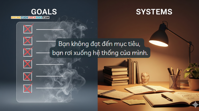 Hệ thống quan trọng hơn mục tiêu - Atomic Habits - James Clear