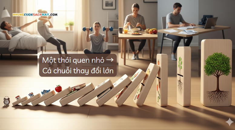 Hiệu ứng domino của thói quen - Atomic Habits - James Clear